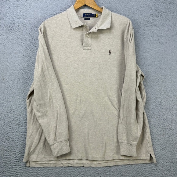 Polo Ralph Lauren Other - Ralph Lauren Shirt Polo Mens XL Gray Long Sleeve Rugby Pony Casual Classic Fit